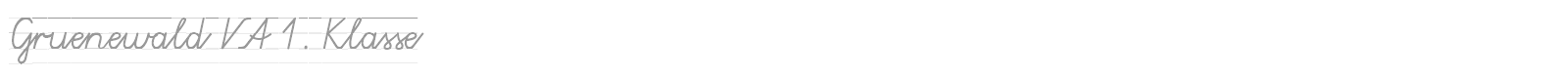 Gruenewald font preview